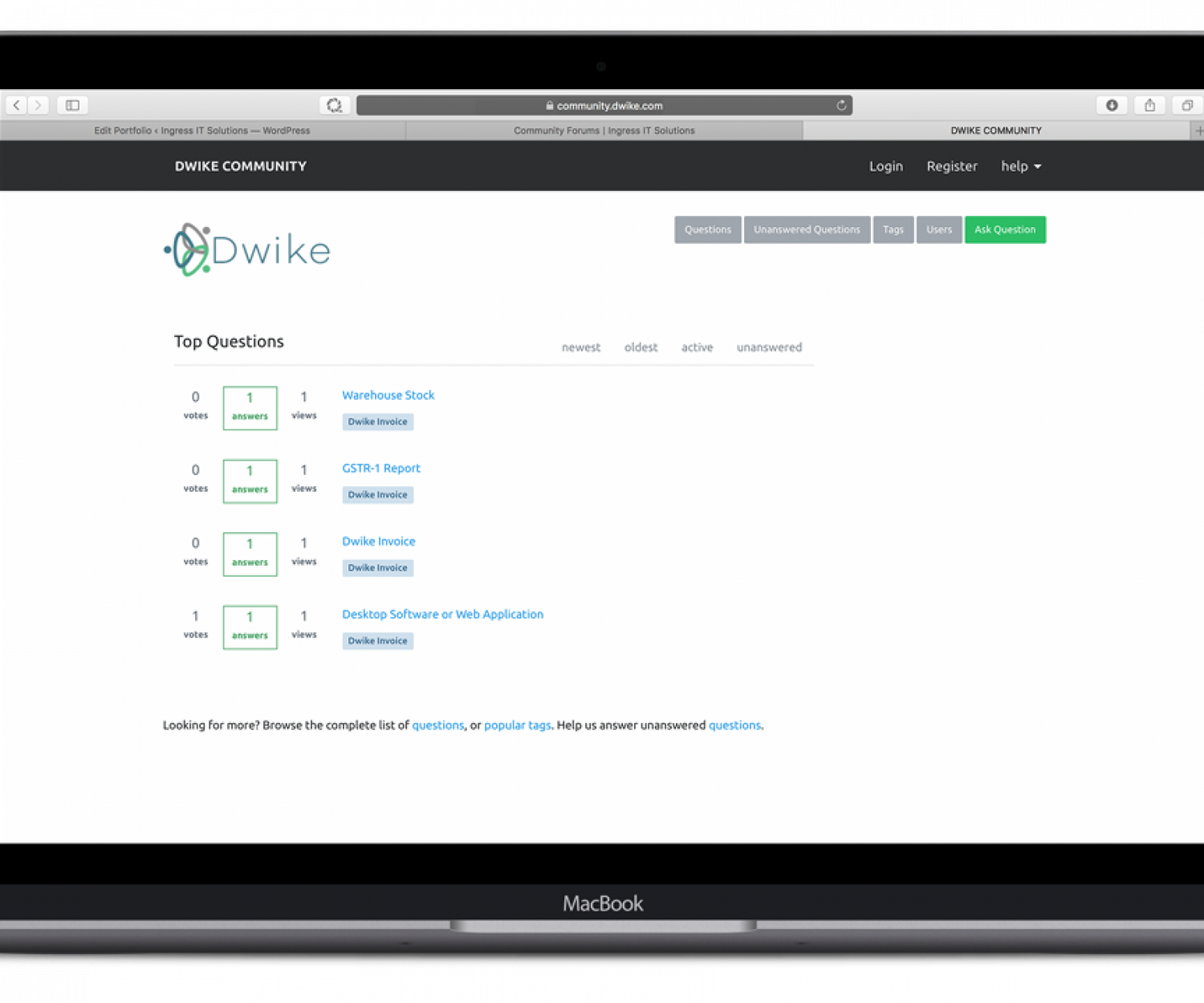 Community Forum Homepage