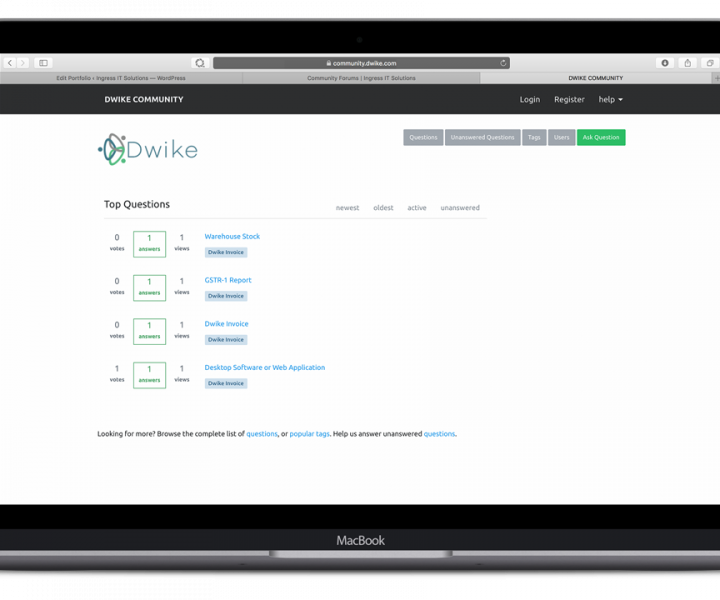 Community Forum Homepage